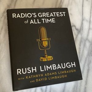 EUC- Hardcover Book “Radio’s Greatest of All Time, Rush Limbaugh”
